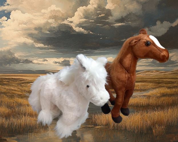 Stuffed horses Stuffed horses